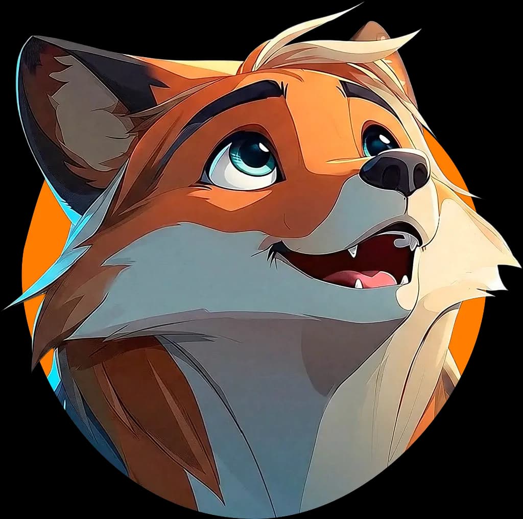 Kitsu the fox guiding a student through their next set of questions