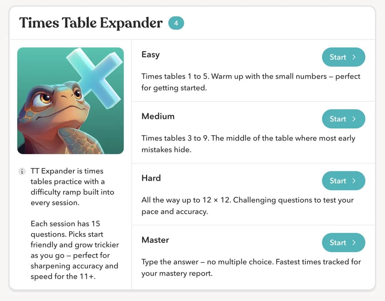 Times Table Expander from HeyKitsu